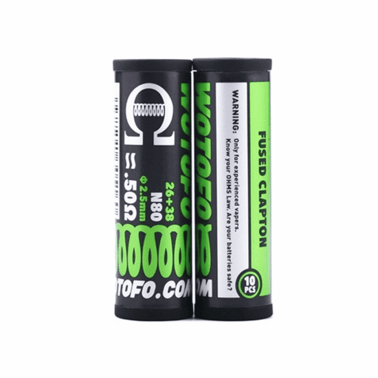 Wotofo - Fused Clapton Coils 26+38G 10db (0.5Ω) Tekercs