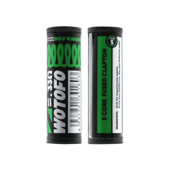 Wotofo - Ni80 5 Core Fused Clapton 5*30+40G 10db (0.33Ω) Tekercs