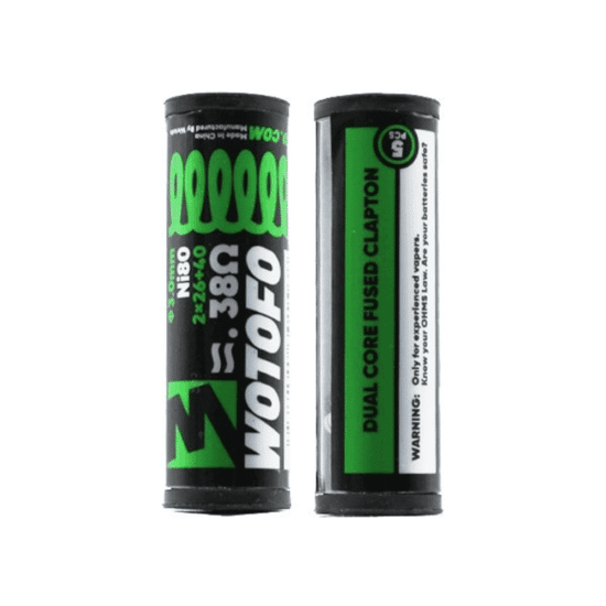 Wotofo - Ni80 Dual Core Fused Clapton 2*26+40G 5db (0.38Ω) Tekercs