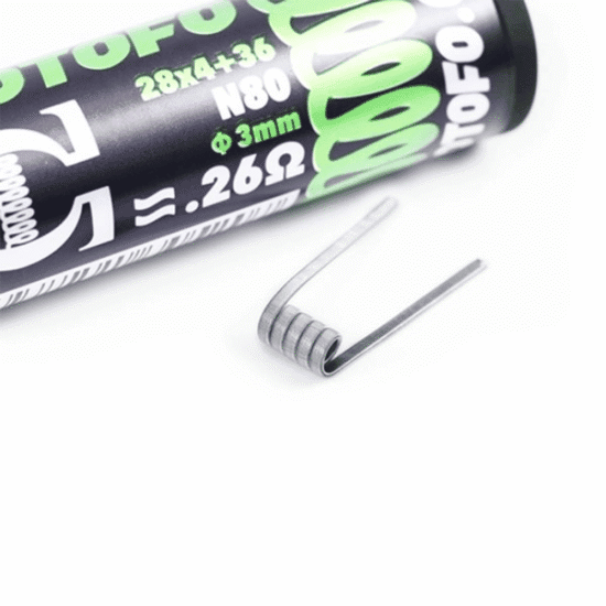 Alternative view of Wotofo - Quad Core Fused Clapton Coils 10db (0.26Ω) Tekercs
