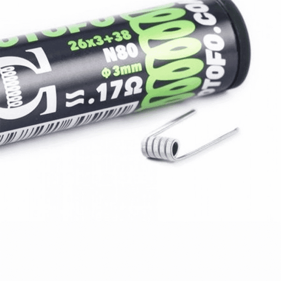 Alternative view of Wotofo - Tri Core Fused Clapton Coils 26*3+38G 10db (0.17Ω) Tekercs