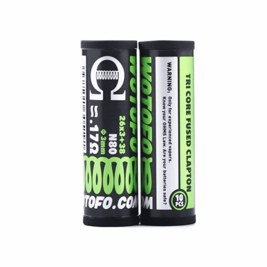 Wotofo - Tri Core Fused Clapton Coils 26*3+38G 10db (0.17Ω) Tekercs